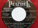 Original Five Blind Boys Peacock Red Vinyl Black Gospel 45rpm 1954