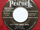 Bells of Joy Red Vinyl Peacock R&B Black Gospel 45rpm 1951