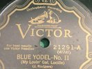 Jimmie Rodgers 78 rpm Blue Yodel#11 21291-A