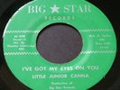 Little Junior Canna ( Cannaday)   I've Got My Eyes On U   Big Star blues 45 HEAR