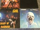 80s vinyl albums 4 hard rock LPs ozzy osbourne AC/DC scorpions Judas priest used