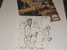 LP Bouet Christoph Traces The Second Wave Orginal Drawing # 22/22 Orange Limited