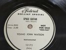 78 RPM Young John Watson FEDERAL 12175 DJ Space Guitar 1954 E+