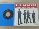 Beatles Original 1964 She Loves You Swan Records Picture Sleeve NM w/45 RARE