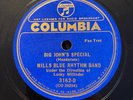 MILLS BLUE RHYTHM BAND Big John's Special 1936 COLUMBIA BLUE LABEL 78 E+