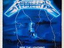METALLICA . ride the lightning LP 1.Press 1984 IMPORT Overkill Megadeth Slayer