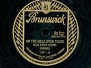 78tk-hillbilly sacred-BRUNSWICK 150-Blue Ridge Gospel Singers-(On the hills over