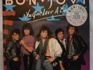 bon jovi - you give love a bad name - UK import with poster - never played - OOP