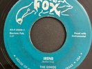 RARE TX DOO WOP 45 - THE DINOS - IRENE / DARLING - FOX LABEL - HEAR LISTEN