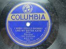 Georgians - COLUMBIA A3775 - I Wish I Could Shimmy Like My Sister Kate & Chicago