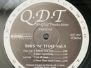 Q.D.T. This N That Vol 1 Very Rare Rave Breakbeat Hardcore Techno Vinyl Record