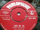 THE BEATLES,45 RPM, EXCELLENT CONDITION,PARLOPHONE, RED LABEL.LOVE ME DO