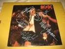 AC/DC If You Want Blood You've Got It LP Album Autographed by Band W COA