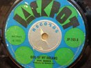 DAVE BARKER GIRL OF MY DREAMS / ON BROADWAY OG UK JACKPOT 7