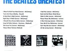 The Beatles - The Beatles' Greatest GER Missprint Vinyl LP (VG+/VG) .