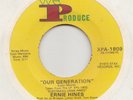 FUNK / BREAKS --  ERNIE HINES -- OUR GENERATION /WHAT WOULD I DO-- US ORIGINAL 7
