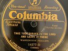 Columbia 14277D WASHINGTON PHILLIPS Take Burden To Lord  78rpm  EE+ 1927 Blues
