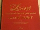 Intégrale de l'oeuvre pour Piano de Liszt 4LP+Coffert.France Clidat VOL 2