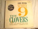 LP - THE CLOVERS - LOVE POTION NO  9  - DG -WHITE LABEL PROMO - MONO-DOO WOP