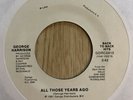 GEORGE HARRISON RARE BACK TO BACK HITS ALL THOSE YEARS AGO NEAR MINT