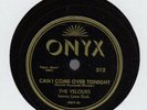 Org THE VELOURS Where There's A Will/Can I Come Over Tonight 78 R&B Doo Wop EX