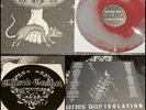 HARMS WAY Isolation LP Red Silver Vinyl 209 sticker-incendiary trapped under ice