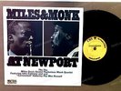 Miles & Monk At Newport Rare USA Export LP Yellow CBS Labels Miles Davis '