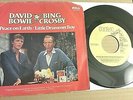 David Bowie/Bing Crosby - Peace on Earth/Little Drummer Boy 45 Promo w/sleeve