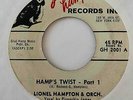 Mod Jazz R&B 45 LIONEL HAMPTON Hamp's Twist/Swimmin' 'N Fishin' HEAR Glad Hamp