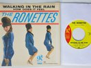 RONETTES Walking In The Rain PHILLES 45 VG+ picture sleeve