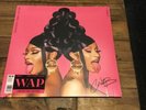 Cardi b Signed Autograph Wap Limited Pink Edition Vinyl Megan Thee Stallion