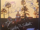 Autographed rock and pop vinyl music albums