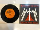 Satan Kiss Of Death Vinyl Single LTD Edition Heavy Metal