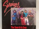Survivor THE SEARCH IS OVER (RARE SIGNED PROMO 45) PLAYS VG++ NO NOISE