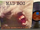 Autographed JOHN ENTWISTLE'S OX Mad Dog SIGNED 1975 TRACK Rock LP EX+ Vinyl