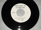 THE NO MERCY MAN orig 1973 revenge movie Radio commercials ad set 45 RPM