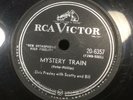 ELVIS PRESLEY 78 RPM: MYSTERY TRAIN/ I FORGOT TO - RCA VICTOR 20-6357- 1955