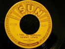 SAMMY LEWIS I Feel So Worried / So Long Baby... Sun Blues R&B 45 Push Marks VG+