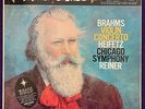 BRAHMS Violin Concerto HEIFETZ REINER LP / RCA LSC-1903 Living Stereo SD 7S VG+