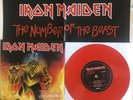 Iron Maiden - Number Of The Beast Limited Edition C/Vinyl Poster Single Vinyl.