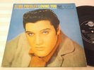 ELVIS PRESLEY rare  LP  silver black 1ST   UK  lovely EX EX 10 INCH LOVING YOU