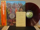 THE BEATLES / SGT. PEPPER'S... RED WAX JAPAN ORIG. LP w/OBI, CARD & POSTER NM