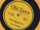 Org THE SOLITAIRES My Dear / What Did She Say 78 Old Town Doo Wop R&B