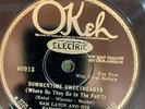 Okeh 40913 Sam Lanin Famous Players SUMMERTIME SWEETHEARTS  78rpm 1927  jazz N-