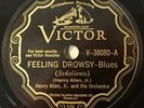 VICTOR V-38080 ; HENRY ALLEN, JR AND HIS ORCH. Feeling Drowsy/ Swing Out SUPERB