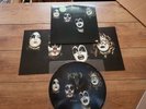 KISS - KISS - RARE RE-ISSUE USA PICTURE DISC 1ST LP + POSTER + STICKER  MINT