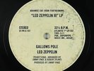 Rock 45 - Led Zeppelin - Gallows Pole - Atlantic - mp3 - rare promo