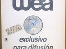 FALCO WIENER BLUT SOUTH AMERICA TEST PRESSING WEA LP + LABEL SHEET 88 POP SYNTH