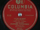 Jazz 78 EDITH PIAF(Chansons Parisiennes) La Vie En Rose COLUMBIA (french)