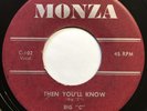 Big C & the Galaxies - Then You’ll Know / Night For Love 45 Monza rare doo wop